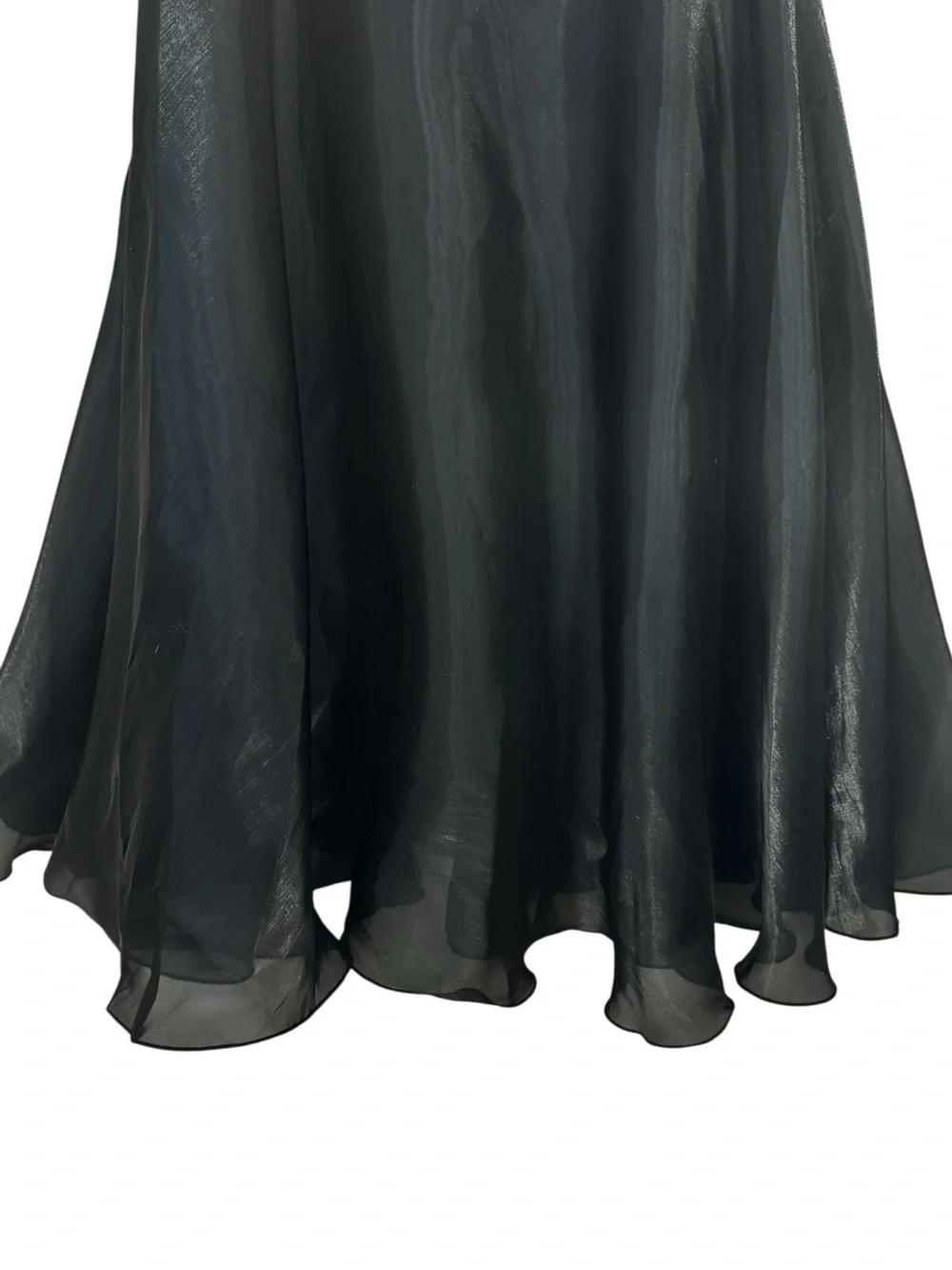 Anthropologie Bl-nk Arleth Black Midi Skirt Medium NWT - Picture 8 of 13